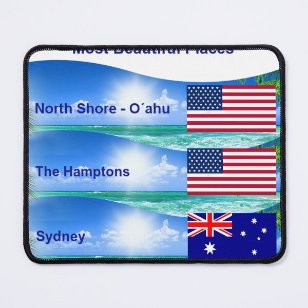 Item preview, Most Beautiful Places US + AU designed and sold by HerbertBroses.