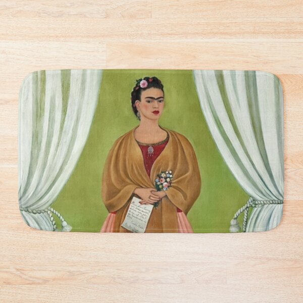 Item preview, Self Portrait Dedicated to Leon Trotsky (Between the Curtains) - Frida Kahlo designed and sold by FridaBubble.