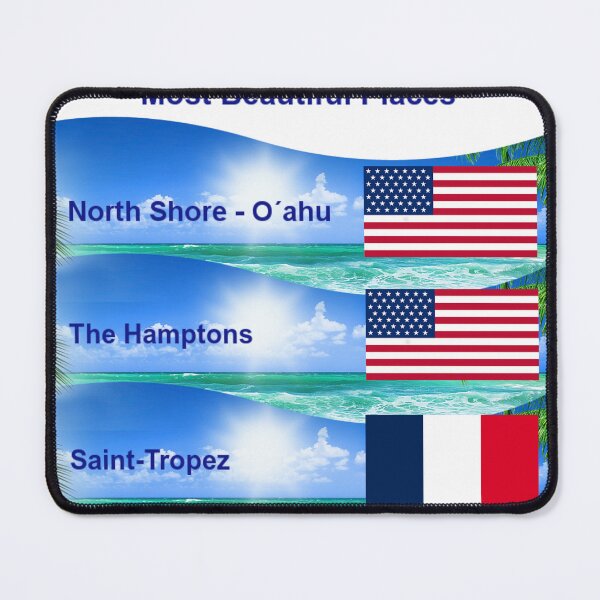 Item preview, Most Beautiful Places US + US + FR designed and sold by HerbertBroses.