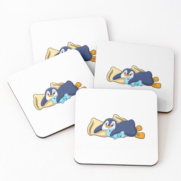 Item preview, Penguin at Sleeping with Pillow designed and sold by Snabdesign84.
