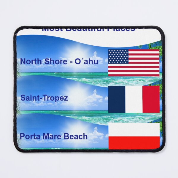 Item preview, Most Beautiful Places US + FR + PL designed and sold by HerbertBroses.