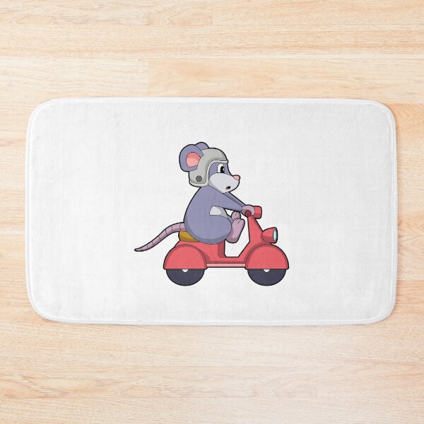 Item preview, Mouse as Biker with Scooter designed and sold by Snabdesign84.