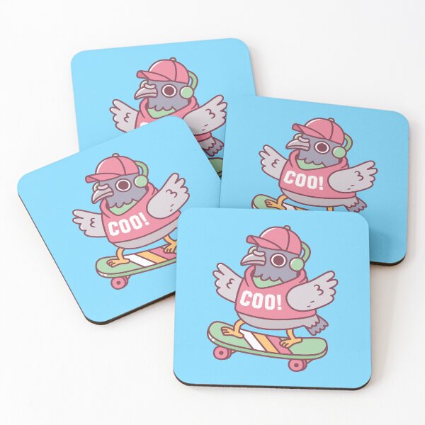 Item preview, Coo Pigeon On Skateboard Funny designed and sold by rustydoodle.