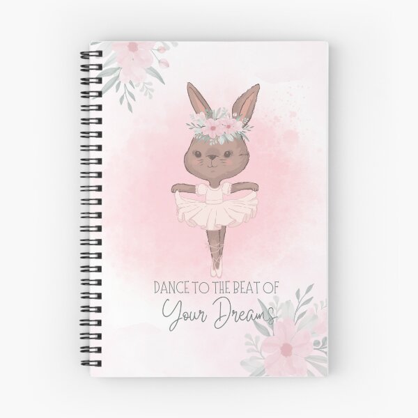 Item preview, Dance to the beat of your dream Pink Watercolor Floral Ballerina Quote designed and sold by VisionArtist Ca.