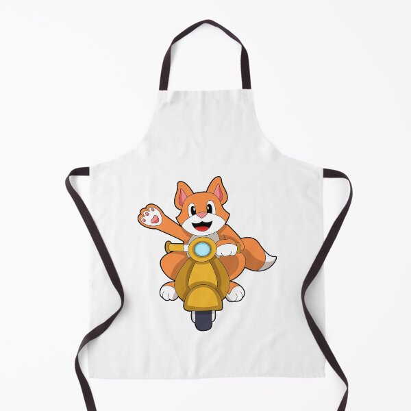 Item preview, Cat as Biker with Scooter designed and sold by Snabdesign84.