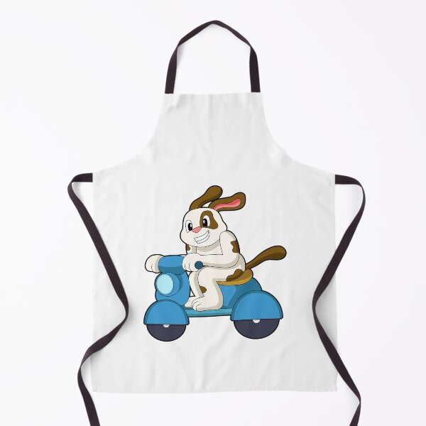 Item preview, Dog as Biker with Scooter designed and sold by Snabdesign84.