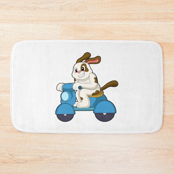 Item preview, Dog as Biker with Scooter designed and sold by Snabdesign84.