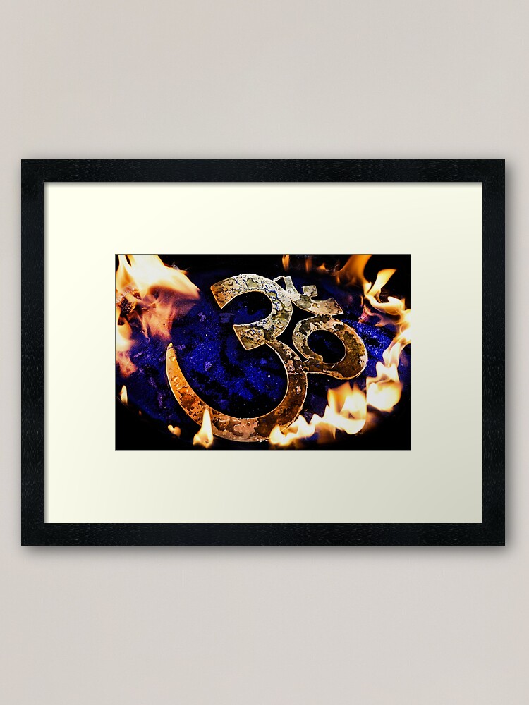 Thumbnail 2 of 7, Framed Art Print, Aum designed and sold by Darren Bailey LRPS.