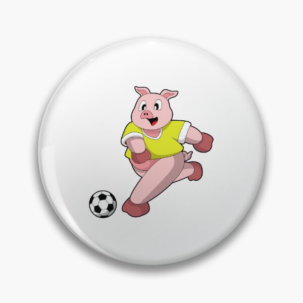 Item preview, Pig Soccer player Soccer designed and sold by Snabdesign84.