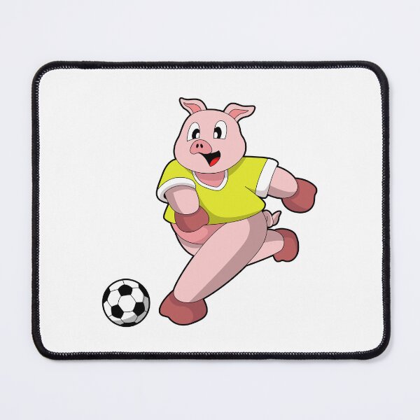 Item preview, Pig Soccer player Soccer designed and sold by Snabdesign84.