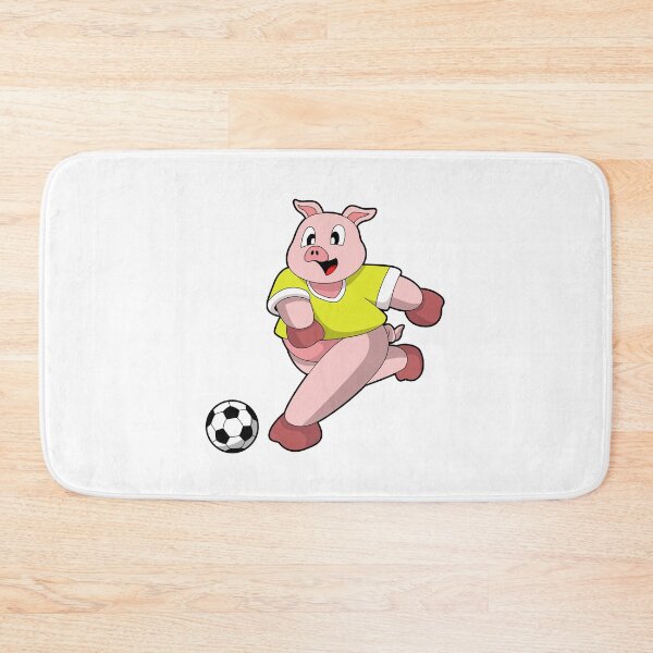 Item preview, Pig Soccer player Soccer designed and sold by Snabdesign84.