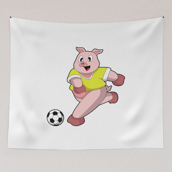 Item preview, Pig as Soccer player with Soccer designed and sold by Snabdesign84.