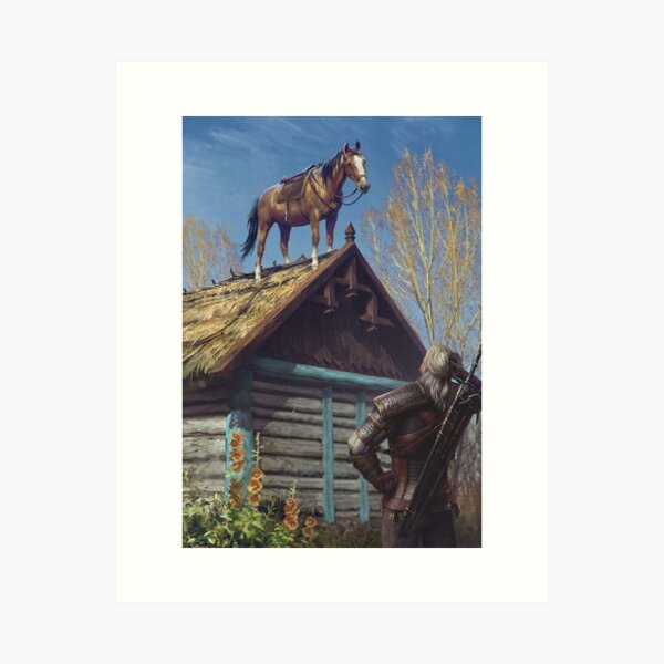 Item preview, Witcher 3 Roach Graphic, Roach on the roof designed and sold by ricardquin.