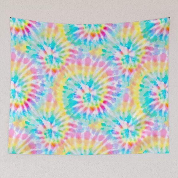 Item preview, vintage hipster tie dye colorful psychedelic seamless pattern designed and sold by Hartics.