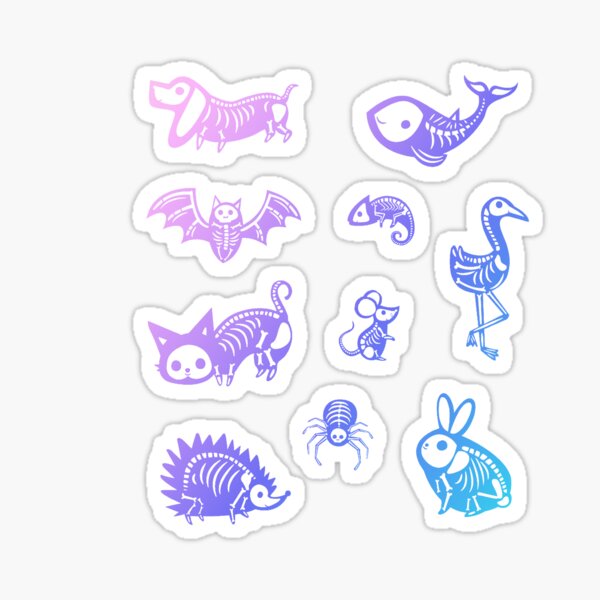 Item preview, Skeleton Creatures Pack Blue and Purple designed and sold by Trickyy90.