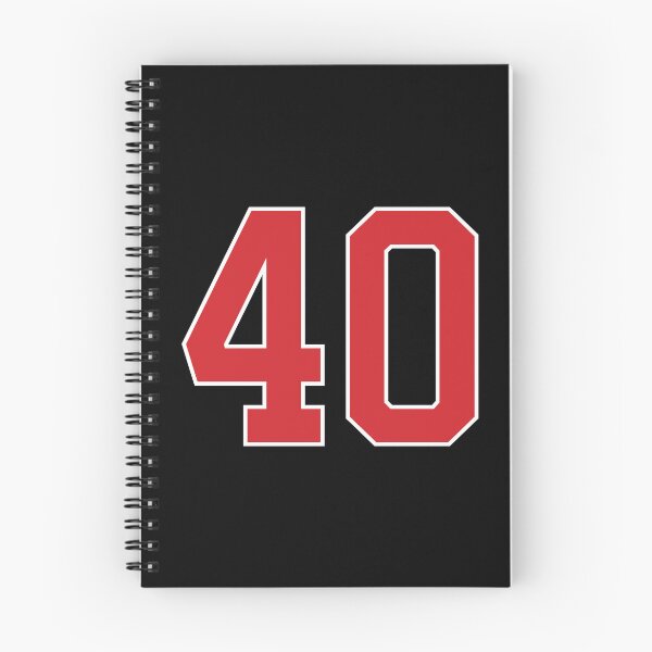 Item preview, Sports Number 40, red black color lucky sport forty designed and sold by ArtIsParty.