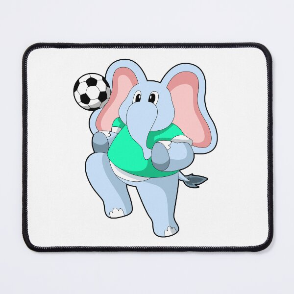 Item preview, Elephant as Soccer player with Soccer designed and sold by Snabdesign84.