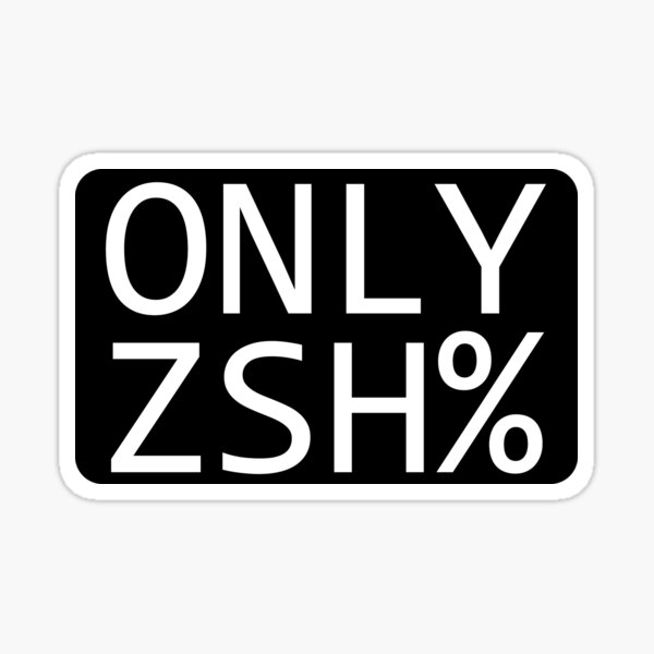 Item preview, only zsh % designed and sold by CodingStore  ★★★★★.