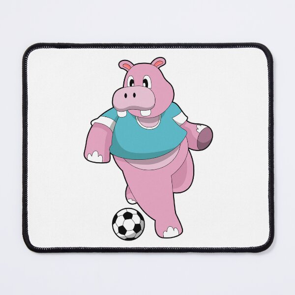 Item preview, Hippo as Soccer player with Soccer designed and sold by Snabdesign84.