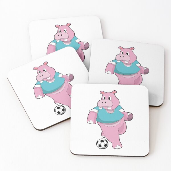 Item preview, Hippo as Soccer player with Soccer designed and sold by Snabdesign84.