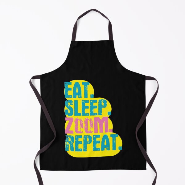 Item preview, Eat Sleep Zoom Repeat - Funny Retro Vintage Colors Typography Satire designed and sold by FunnyHomeQuotes.