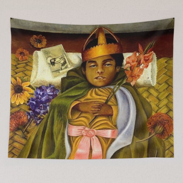 Item preview, The Deceased Dimas by Frida Kahlo designed and sold by FridaBubble.