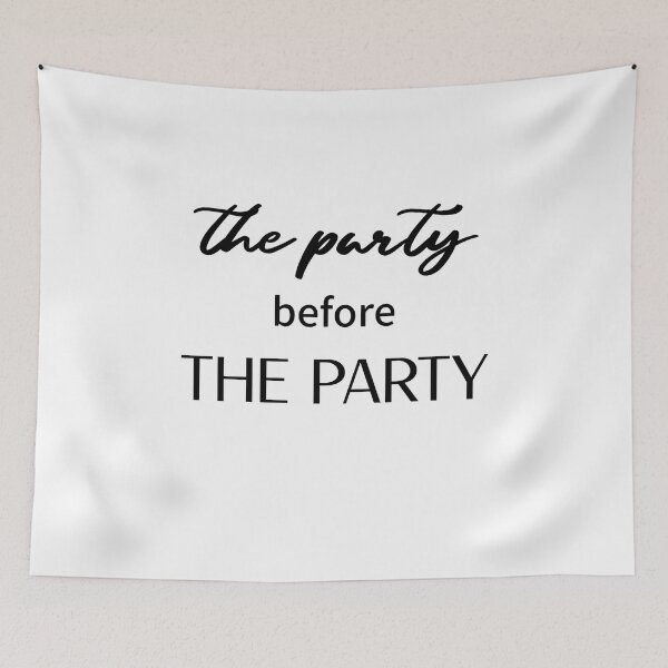 Item preview, The Party Before The Party (black) designed and sold by Allyoudois.