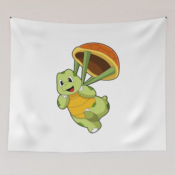 Item preview, Turtle with Shell as Skydiver designed and sold by Snabdesign84.