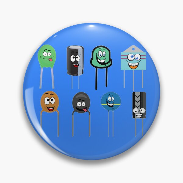 Item preview, Funny Electronic Components Symbols designed and sold by EngineersArt.