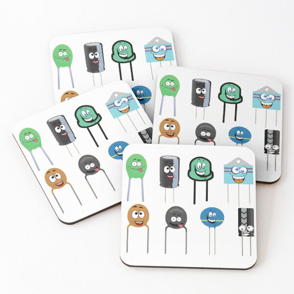 Item preview, Funny Electronic Components Symbols designed and sold by EngineersArt.