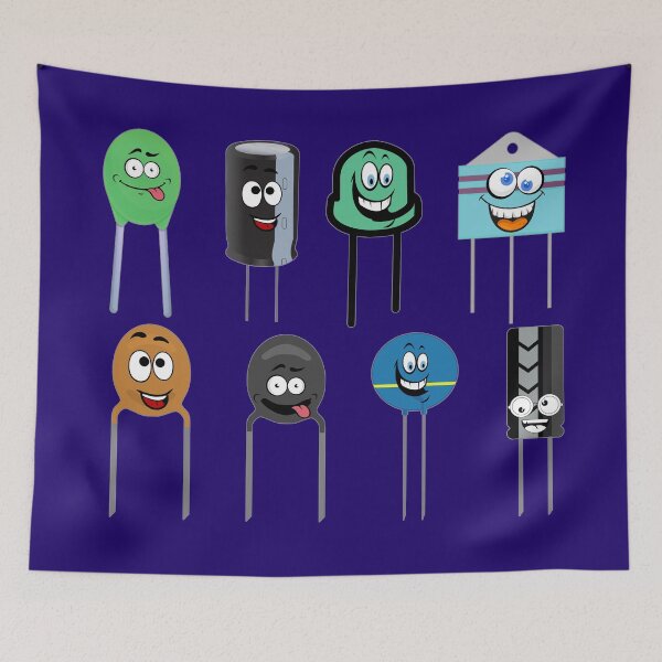 Item preview, Funny Electronic Components Symbols designed and sold by EngineersArt.