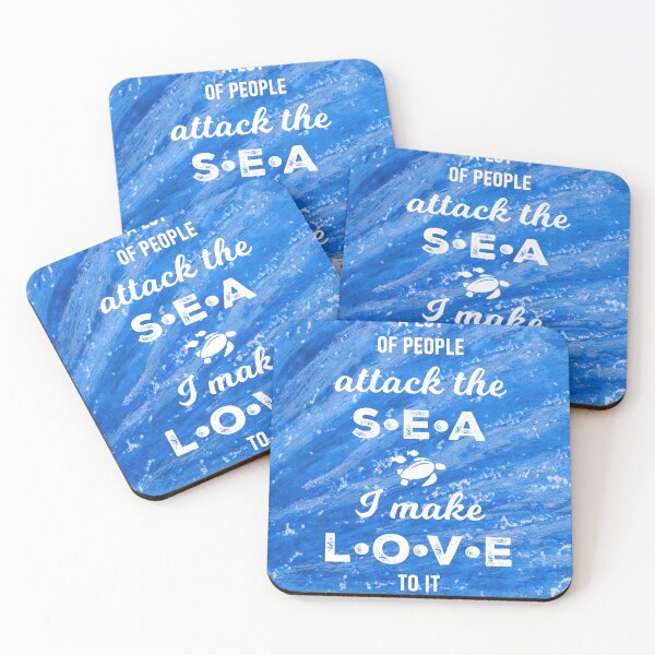 Item preview, Jacques Yves Cousteau - quote, lettering, ocean lettering, travel quote designed and sold by GreekTavern1979.