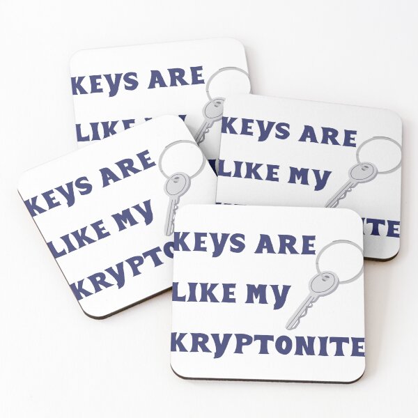 Item preview, Keys are like my kryptonite  designed and sold by Becky-Marie.
