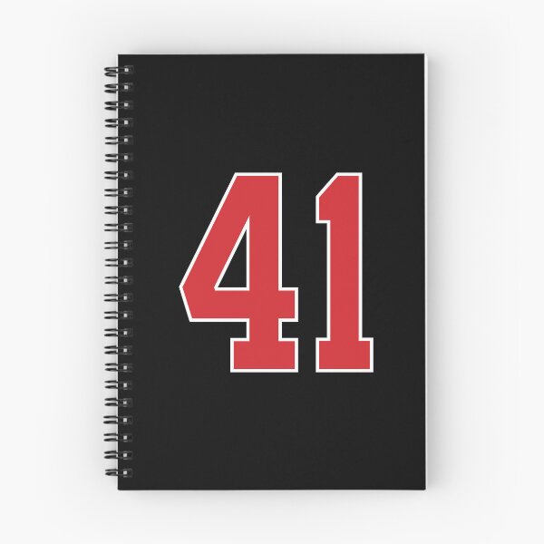 Item preview, Sports Number 41, red black color lucky sport forty one designed and sold by ArtIsParty.