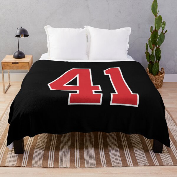 Item preview, Sports Number 41, red black color lucky sport forty one designed and sold by ArtIsParty.