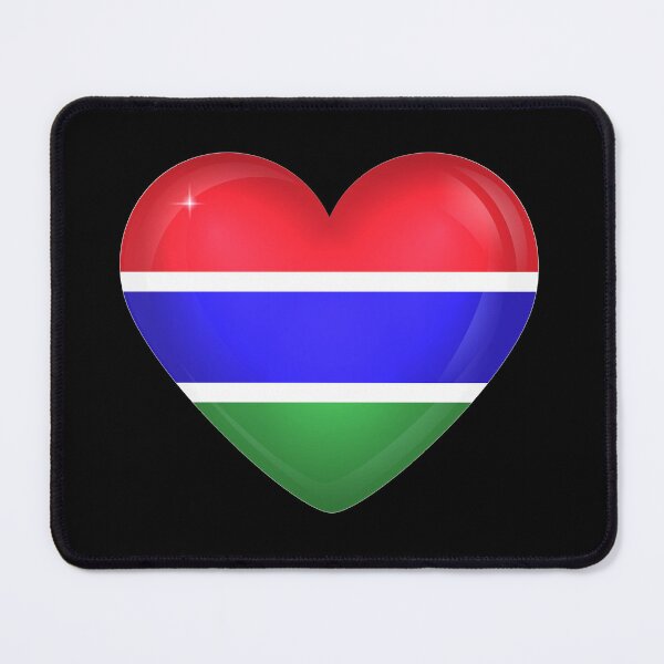 Item preview, My heart is in Gambia, Love Gambia. designed and sold by ArtIsParty.