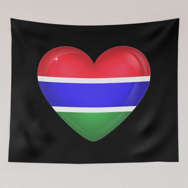 Item preview, My heart is in Gambia, Love Gambia. designed and sold by ArtIsParty.