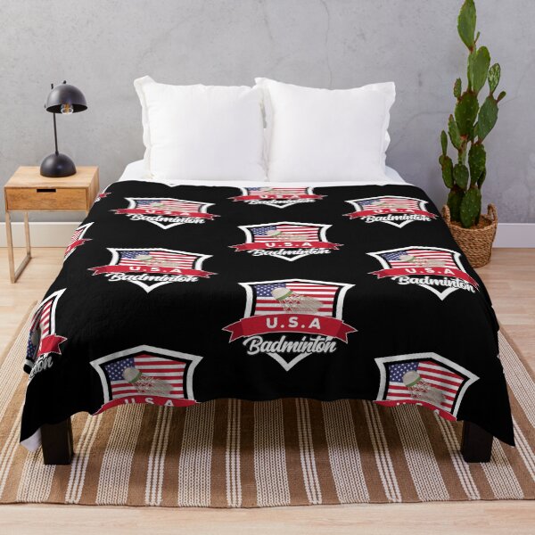 Item preview, U.S.A Badminton. Love badminton sport us flag. designed and sold by epicmarketing.