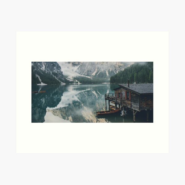 Item preview, Cottage, boat art,boat paintings,fishing boat painting,boat artwork,boat wall art, ocean art , sea art, sun art , blue art , boats art on metal,panoramic,panorama,landscape, designed and sold by eyesight4vision.