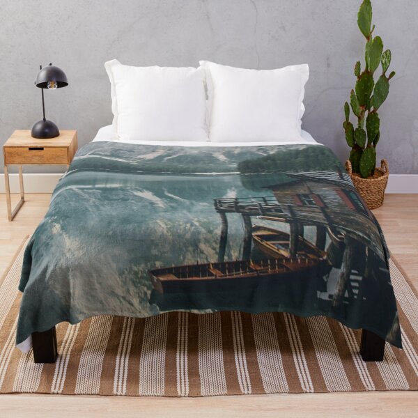 Item preview, Cottage, boat art,boat paintings,fishing boat painting,boat artwork,boat wall art, ocean art , sea art, sun art , blue art , boats art on metal,panoramic,panorama,landscape, designed and sold by eyesight4vision.