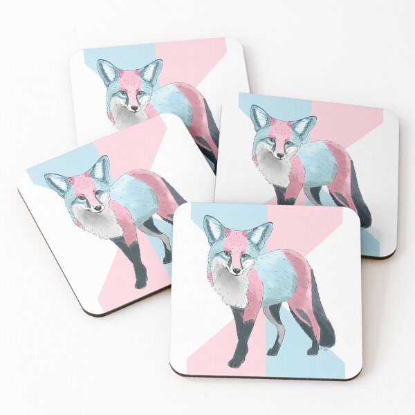 Item preview, Transgender Fox trans pride  designed and sold by kylepeterart.