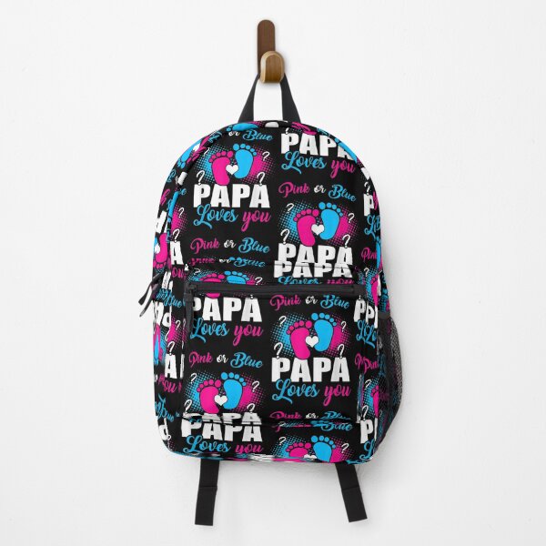 Artikelvorschau, Pink oder Blau Papa Loves You Geschlecht Baby Reveal Party entworfen und verkauft von Ewald Berndt.