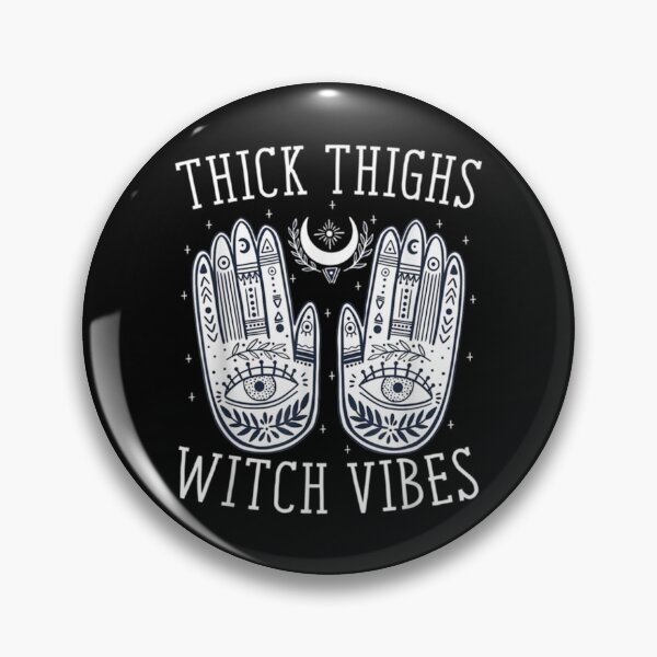Item preview, Thick Thighs Witch Vibes Halloween designed and sold by Ewald Berndt.