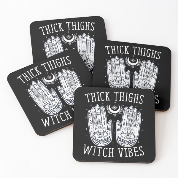 Item preview, Thick Thighs Witch Vibes Halloween designed and sold by Ewald Berndt.