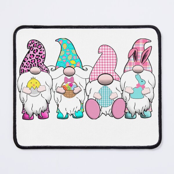 Item preview, 4 Easter Gnomes Pastel Hats Spring Bunny Ears Rabbit Cute designed and sold by funnytshirtemp.