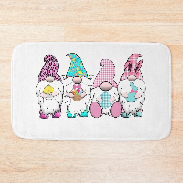 Item preview, 4 Easter Gnomes Pastel Hats Spring Bunny Ears Rabbit Cute designed and sold by funnytshirtemp.