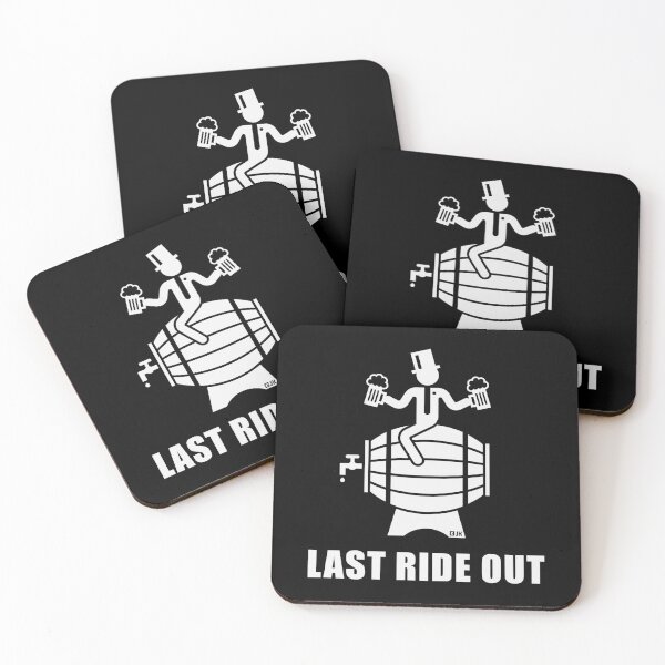Item preview, Last Ride Out (Stag Night / Groom / Beer Barrel / White) designed and sold by MrFaulbaum.