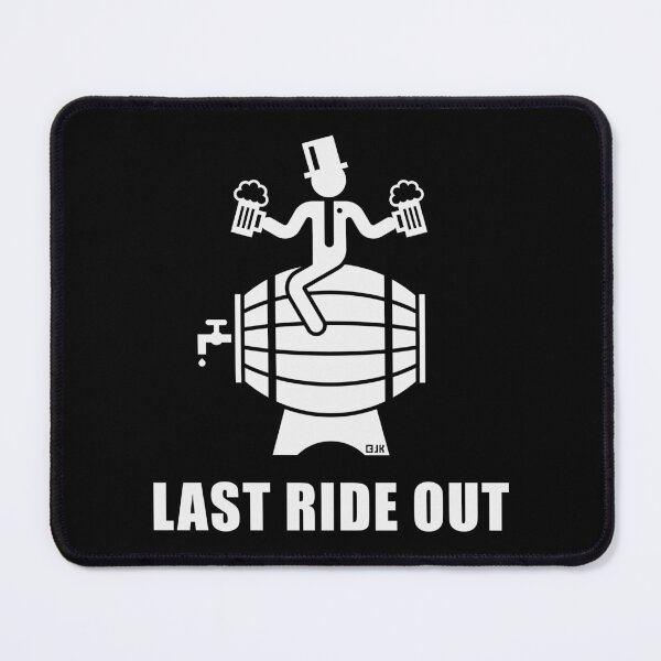 Item preview, Last Ride Out (Stag Night / Groom / Beer Barrel / White) designed and sold by MrFaulbaum.