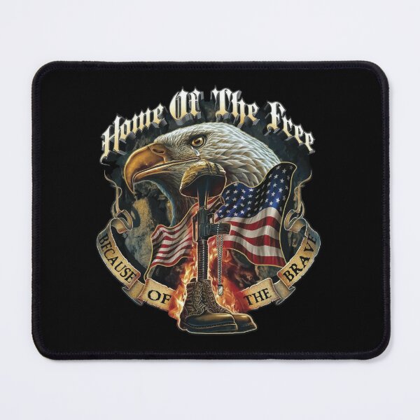 USA Home of the Free Because of the Brave Poster for Sale by Graphic  Master