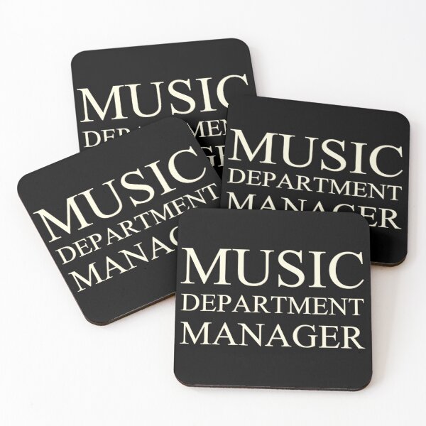 Item preview, Music department manager (white color) designed and sold by lisaberton.